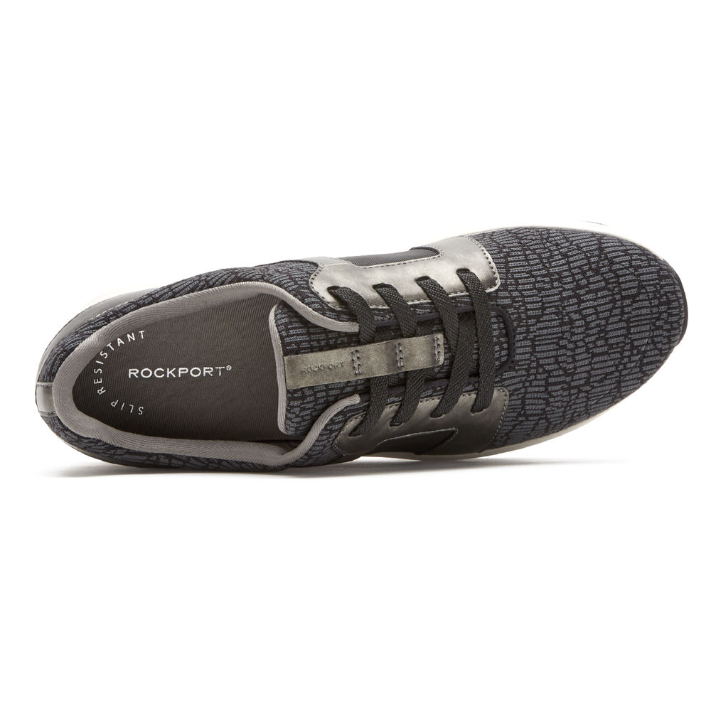 Rockport Joggesko Dame Svart - Trustride Classic - UTRE15748